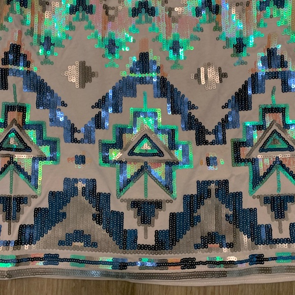 Express Sequin Miniskirt - Picture 7 of 9